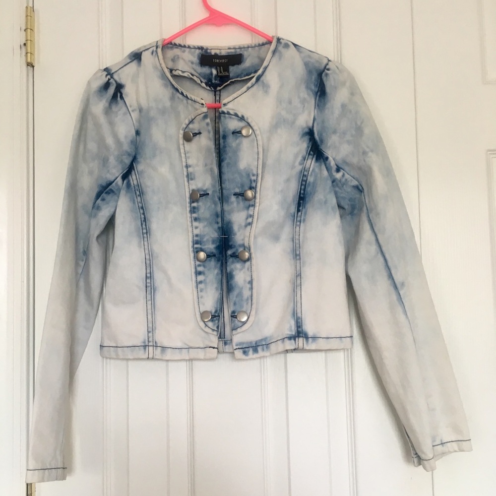 Acid Wash Denim Jacket